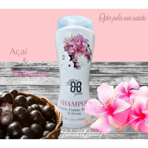 Shampoo Feminino Açai & Hibisco (EM BREVE)