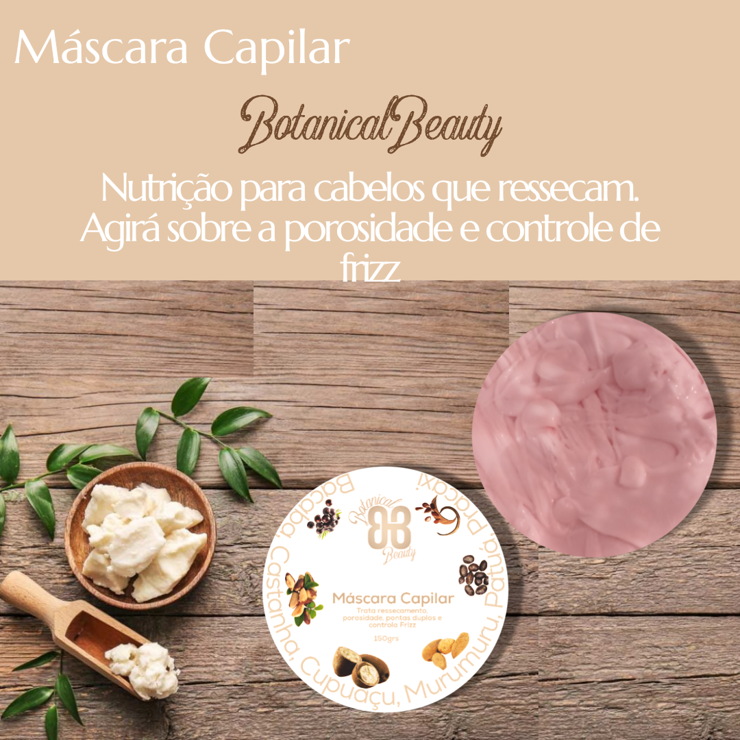 Mascara Capilar Bacaba Castanha Cupuaçu Mururu Patuá e Pracaxi
